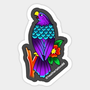 Purple Eagle Sticker